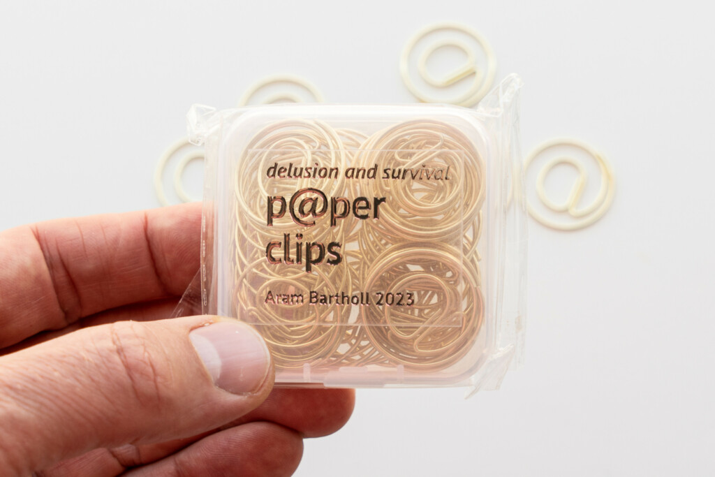 Aram Bartholl, Delusion And Survival - paper clips